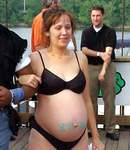 Black nude pregnant women